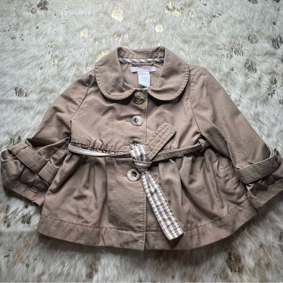 Janie and Jack Tan Kids Jacket - Picture 1 of 3
